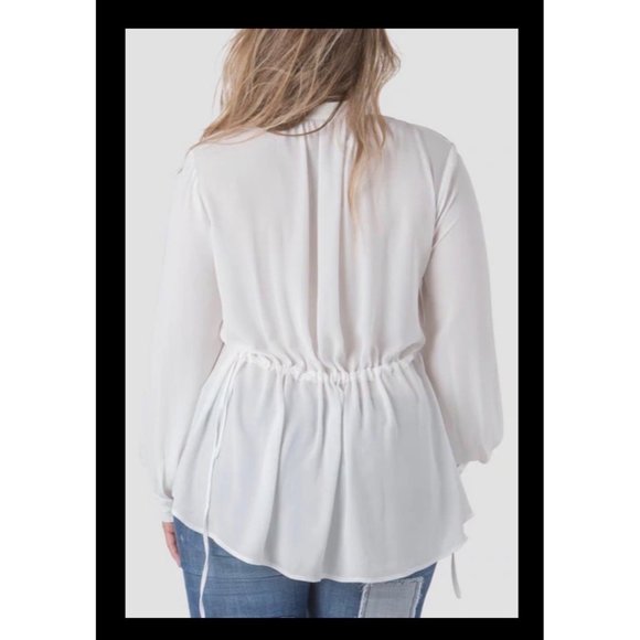 Standards and Practices Plus Size Cinch Waist Blouse - Picture 2 of 7